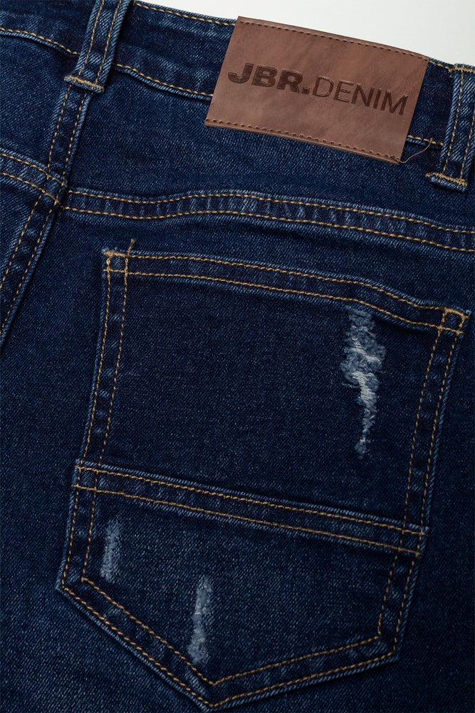 Rip And Repair Skinny Denim Jean Blue (3)