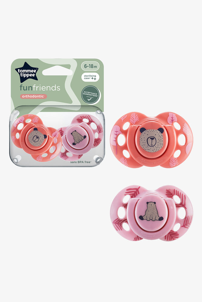 Tommee Tippee 2 Pack Dummy's 6-18 Months