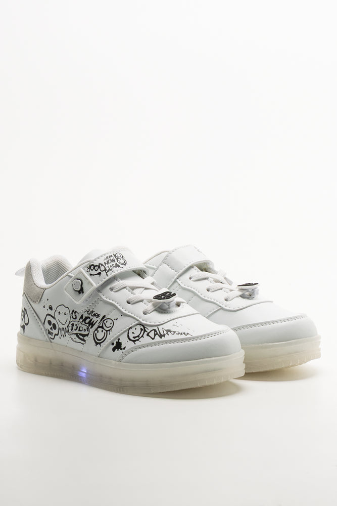 Light Up Sneakers White