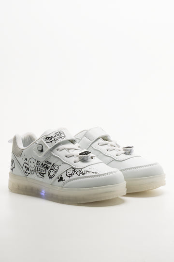 Light Up Sneakers White