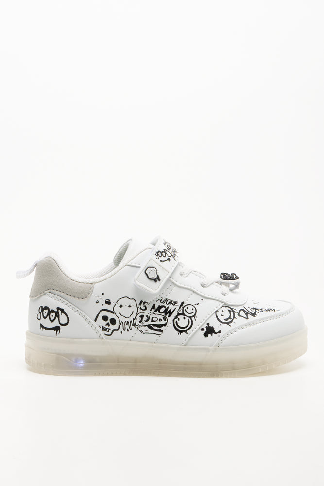Light Up Sneakers White (1)