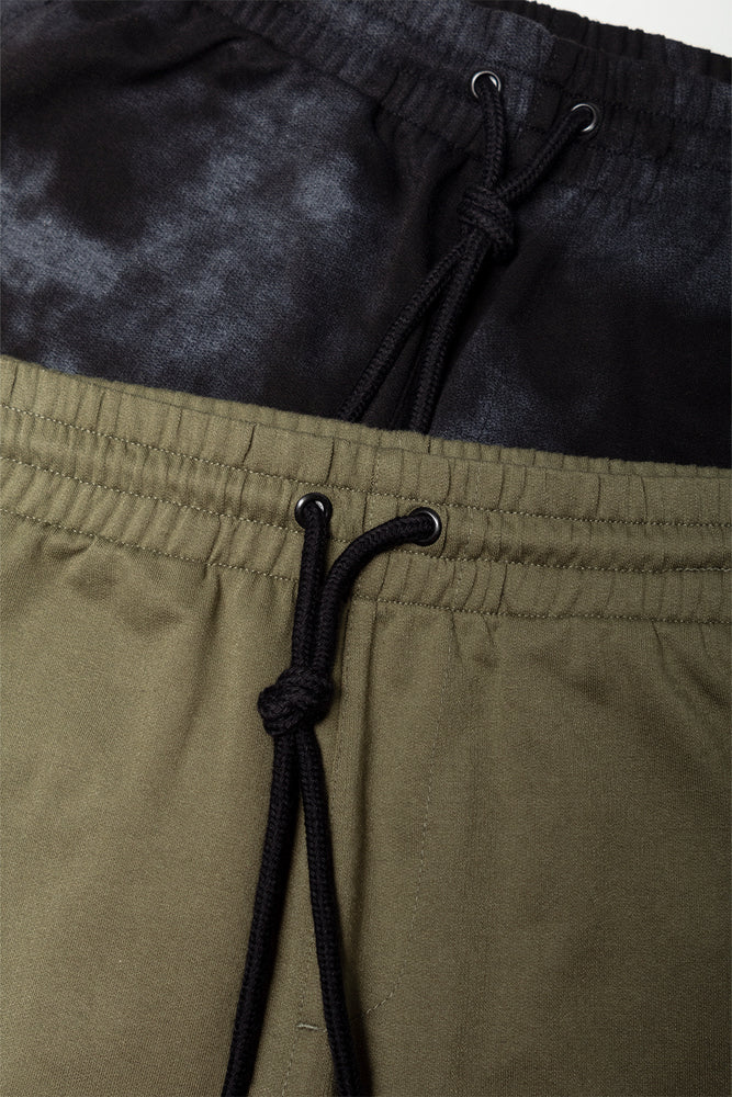 2 Pack Shorts Black And Green