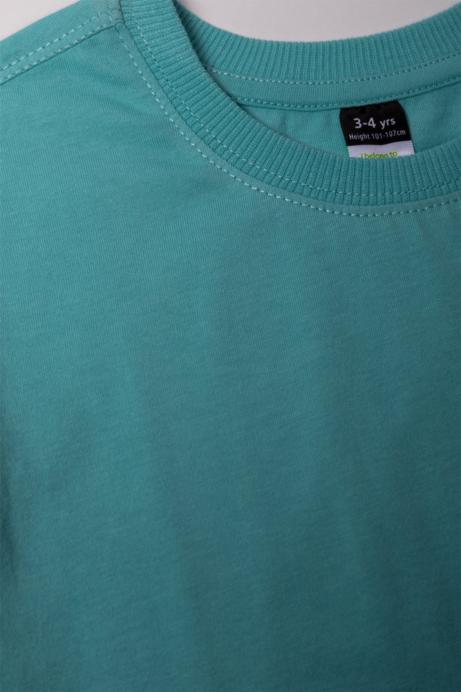 Short Sleeve T-Shirt Turquoise (1)