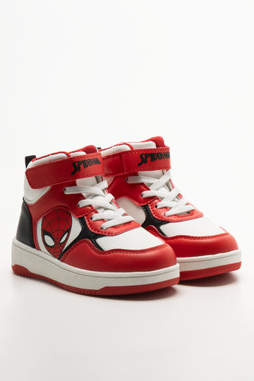 Spider-Man High Top Sneakers Red