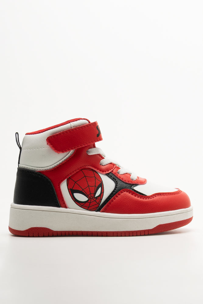 Spider-Man High Top Sneakers Red