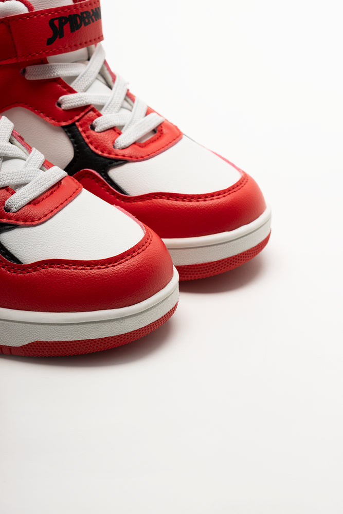 Spider-Man High Top Sneakers Red (2)