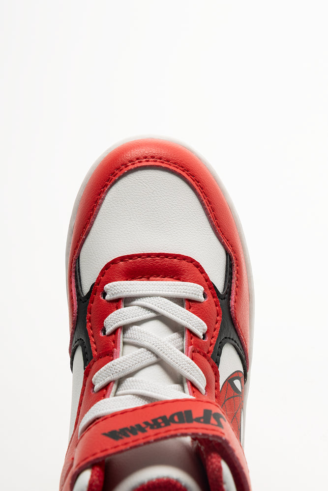Spider-Man High Top Sneakers Red (4)
