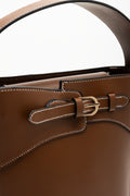 Buckle Bucket Bag Tan (3)