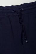 Fleece Shorts Navy (1)