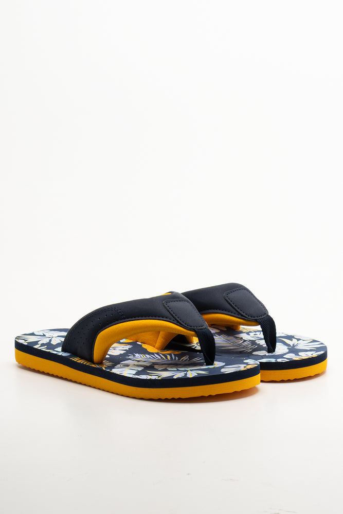 Padded Flip Flop Navy