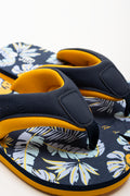 Padded Flip Flop Navy (2)