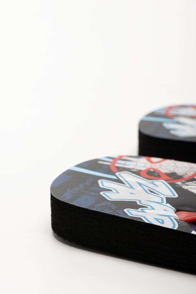 Spider-Man Flip Flops Red (3)