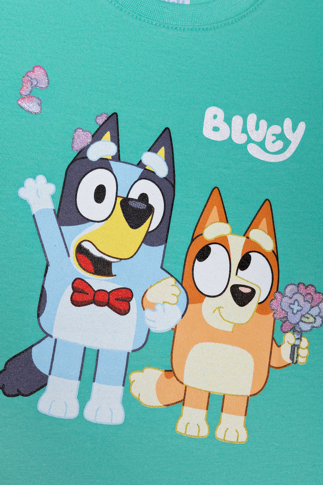 Bluey 3 Pack T-Shirts Blue, Peach And White (1)