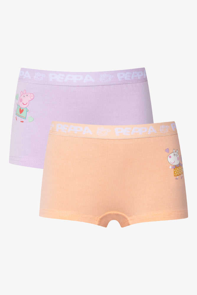 2 Pack Peppa Pig Boylegs Peach And Lilac