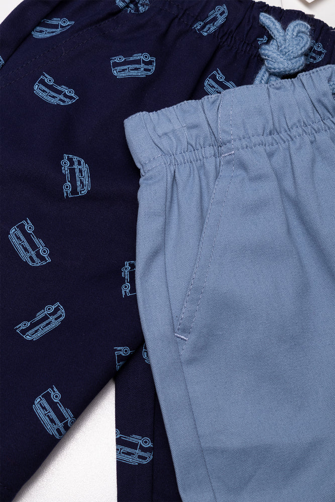 2 Pack Shorts Blue