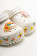 Light Up Garden Clogs White (2)
