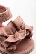 Frill Sandals Pink (2)