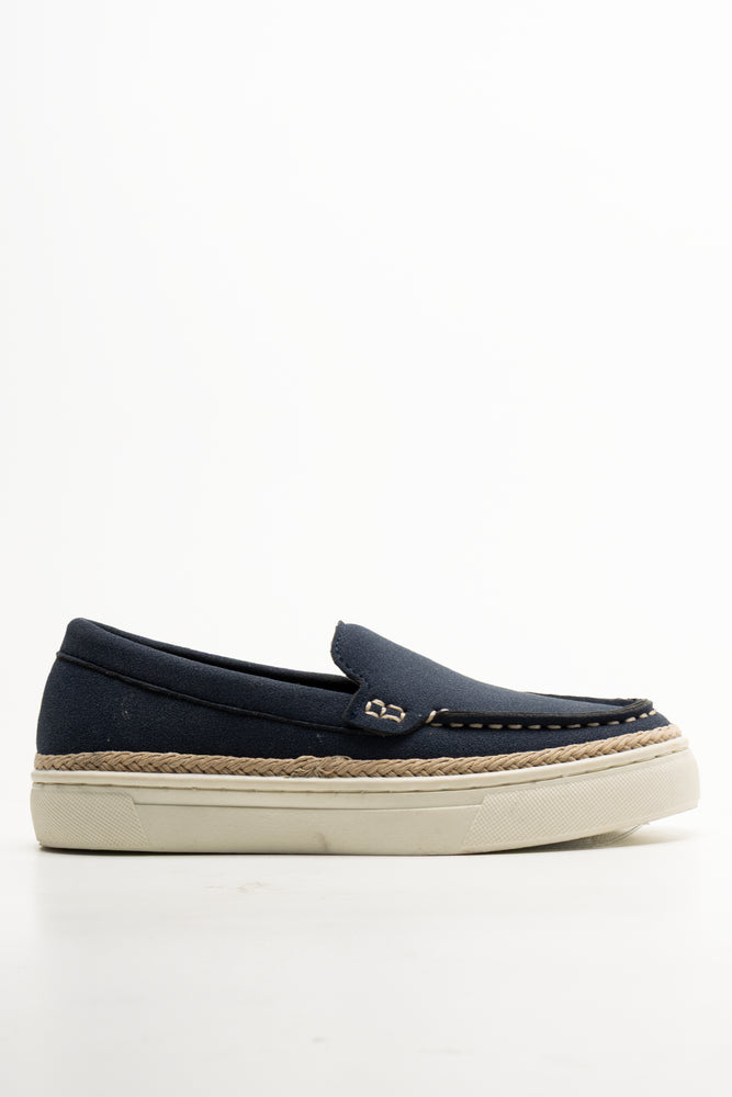 Woven Loafers Navy