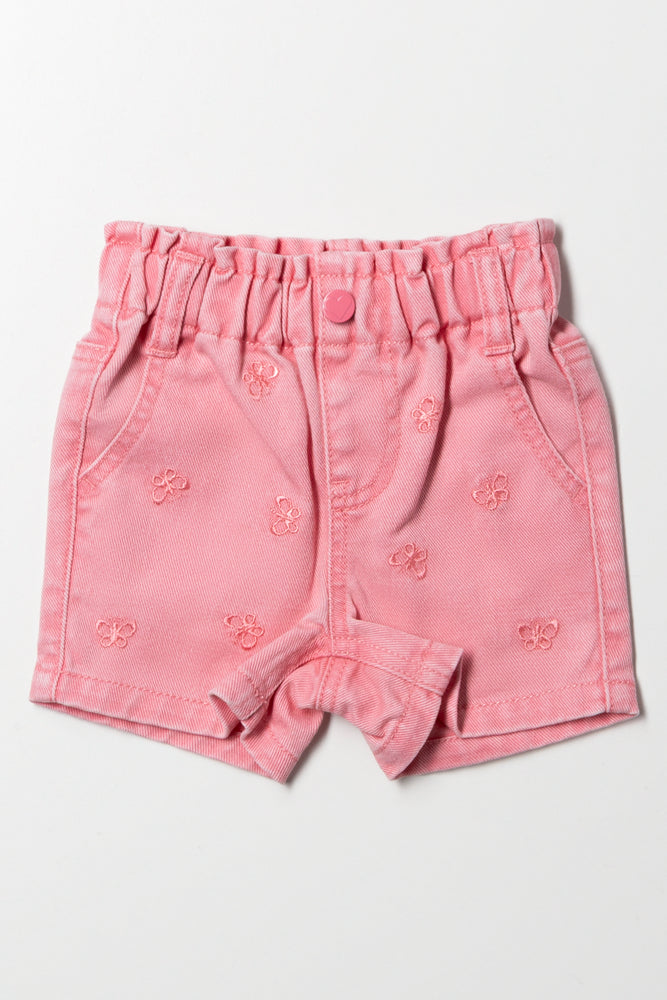 Butterfly Shorts Pink