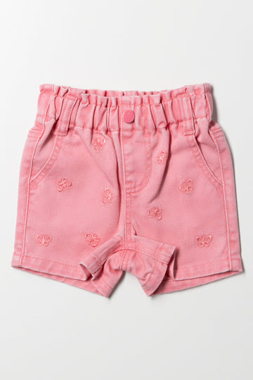Butterfly Shorts Pink