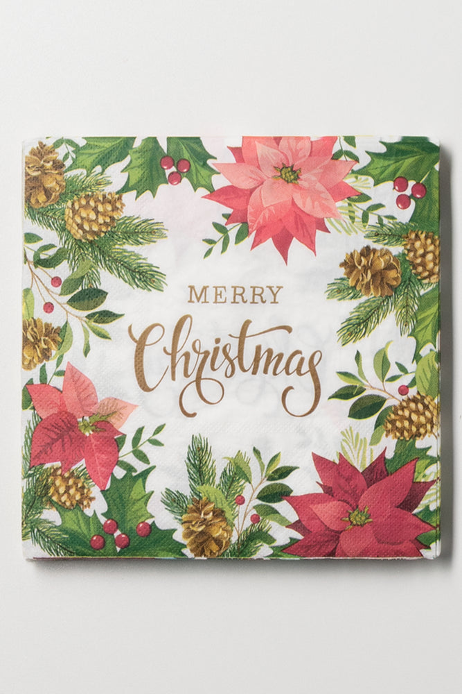 Merry Christmas Serviettes Multi