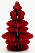 Paper Christmas Tree Burgundy