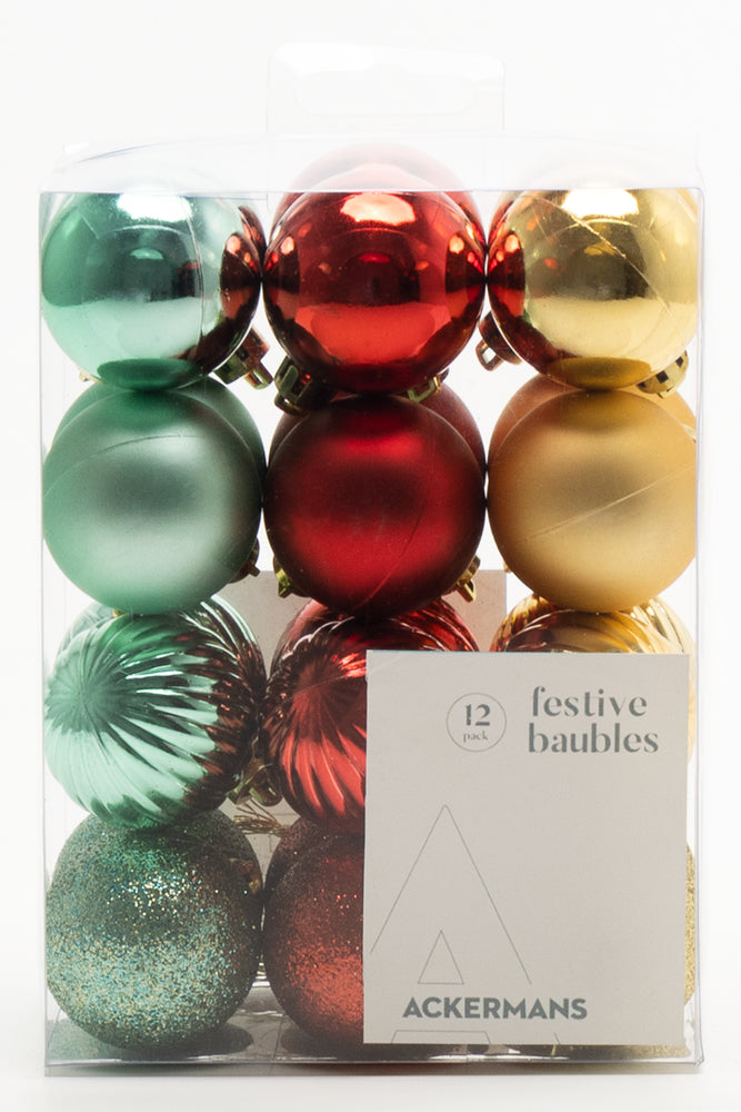 Christmas Baubles Multi