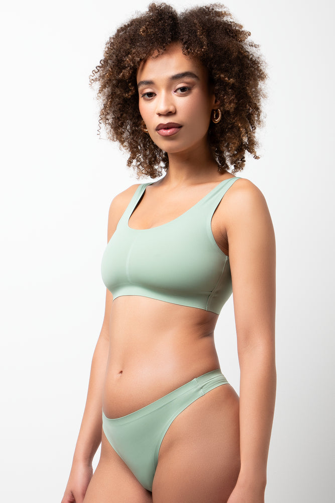 2 Pack Bonded Thongs Grey And Green (2)