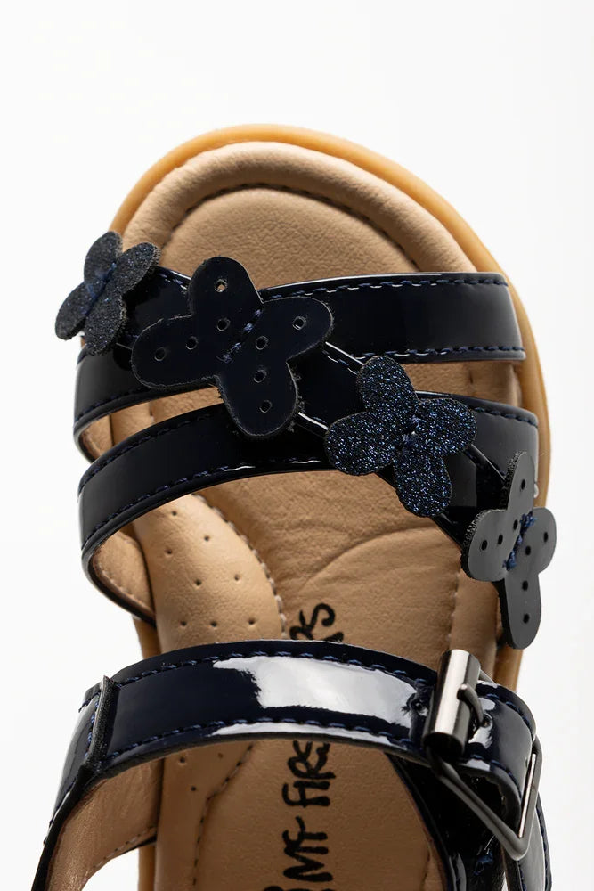 Butterfly Sandals Navy (4)