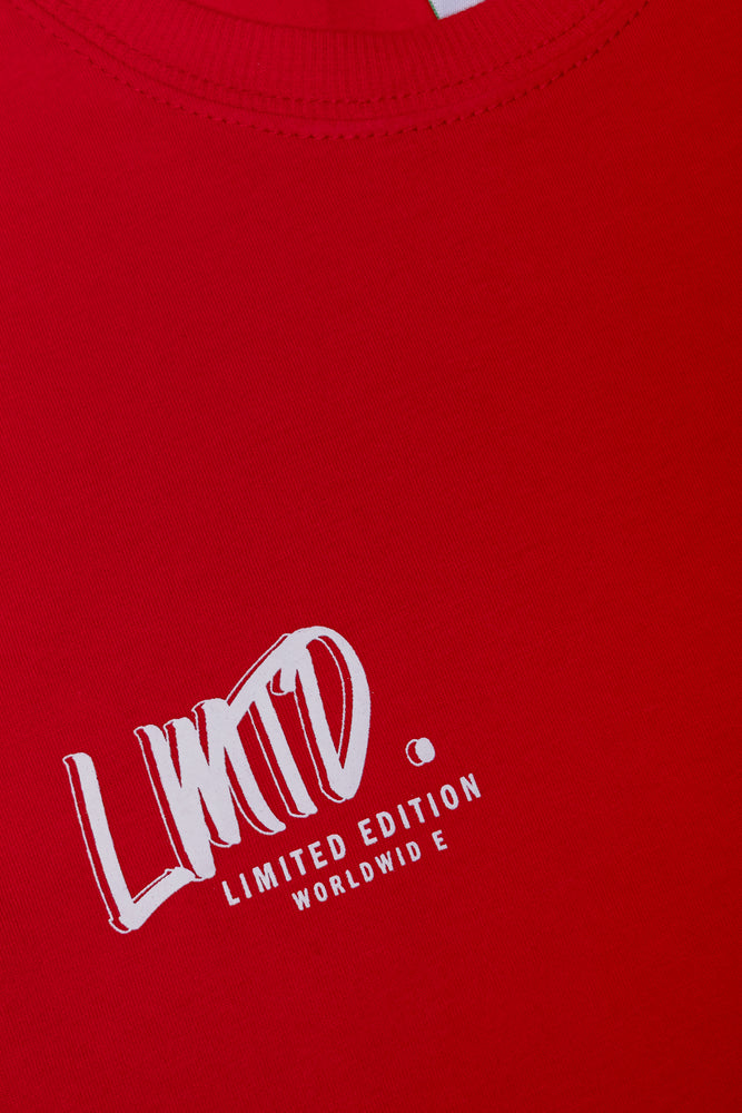 Printed T-Shirt Red