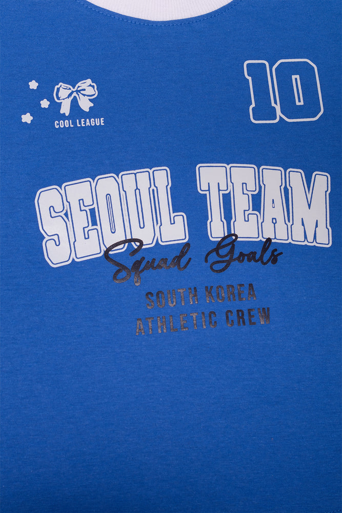 Boxy T-Shirt Blue