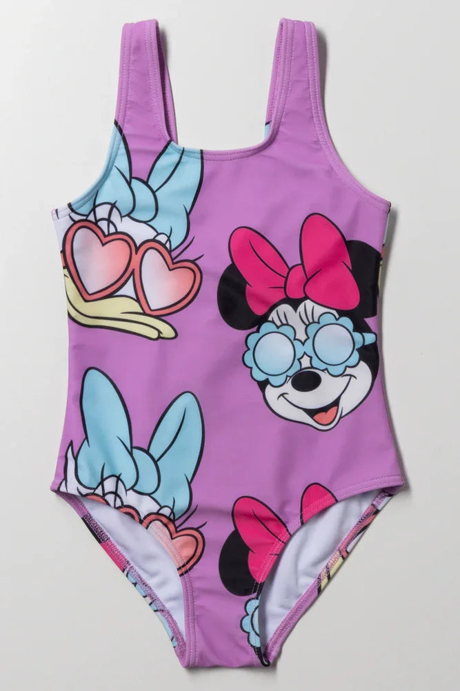 Minnie Mouse Swimsuit Purple