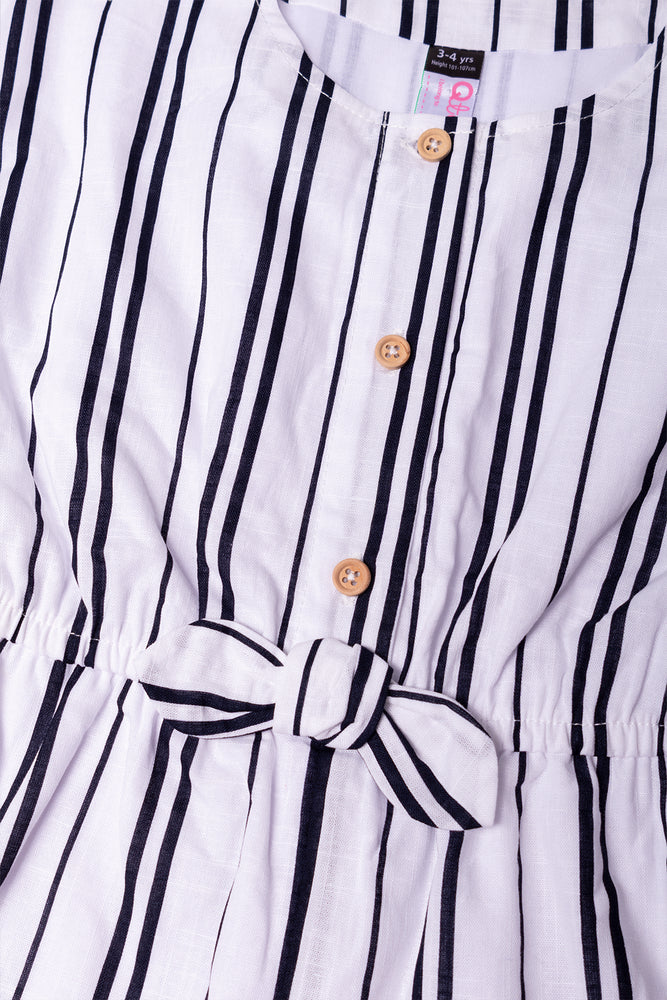 Stripe Jumpsuit Blue And White (1)