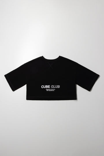 Oversized Boxy Top Black