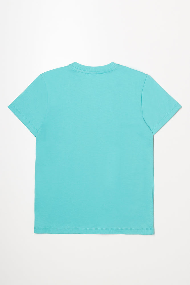 Short Sleeve T-Shirt Blue (2)