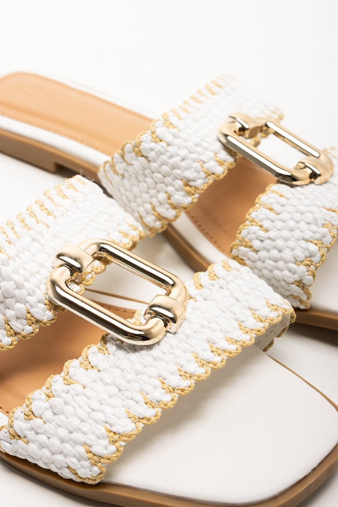 Mule Sandals White (2)