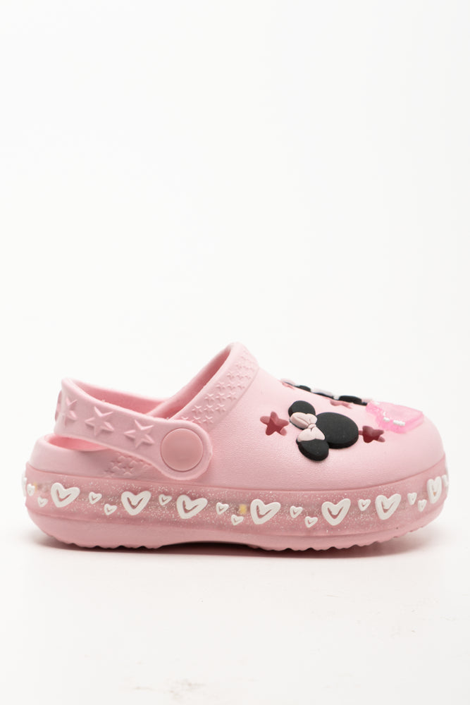 Minnie Mouse Light Up Clogs Pink
