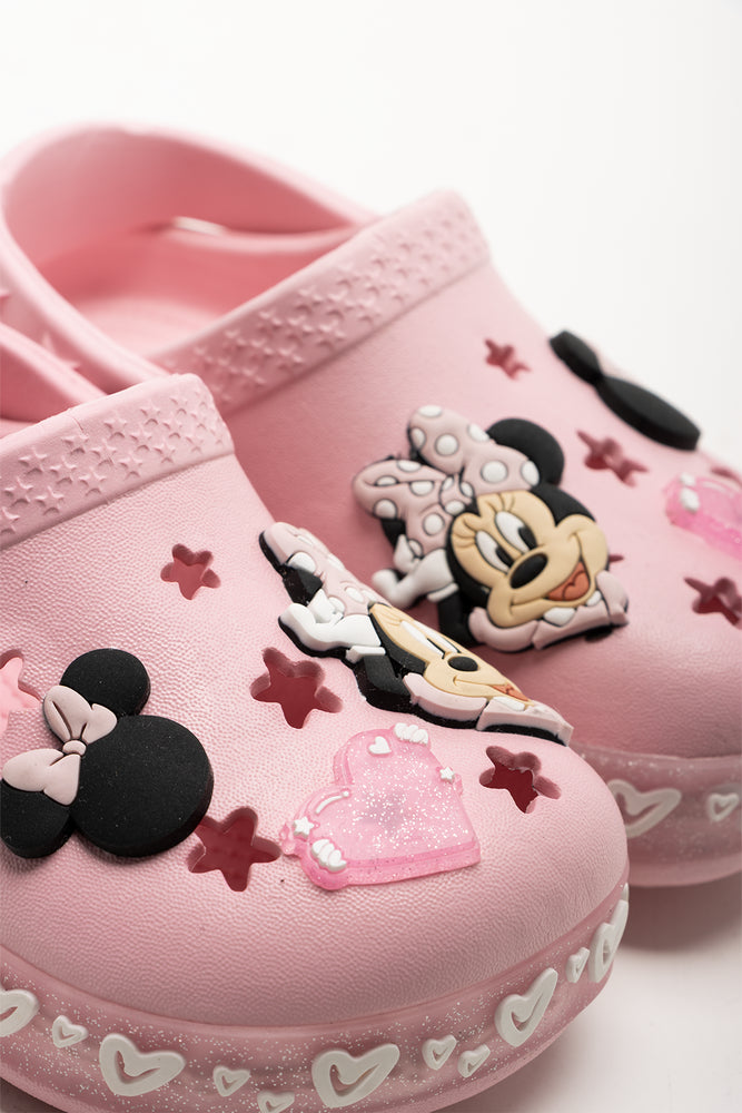 Minnie Mouse Light Up Clogs Pink (2)
