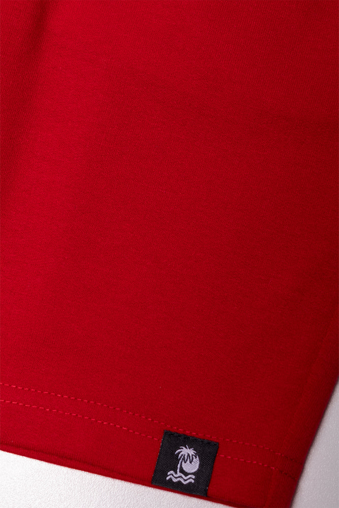 Knit Shorts Red