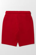 Knit Shorts Red (2)