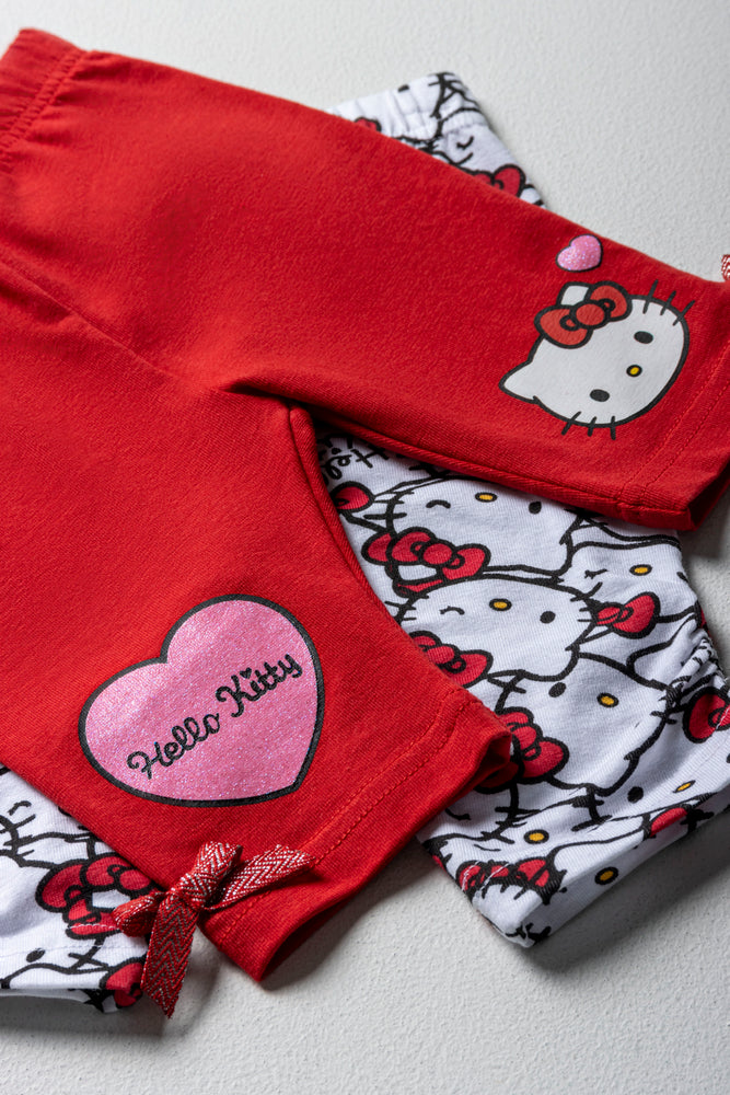 Hello Kitty 2 Pack Cropped Leggings (1)