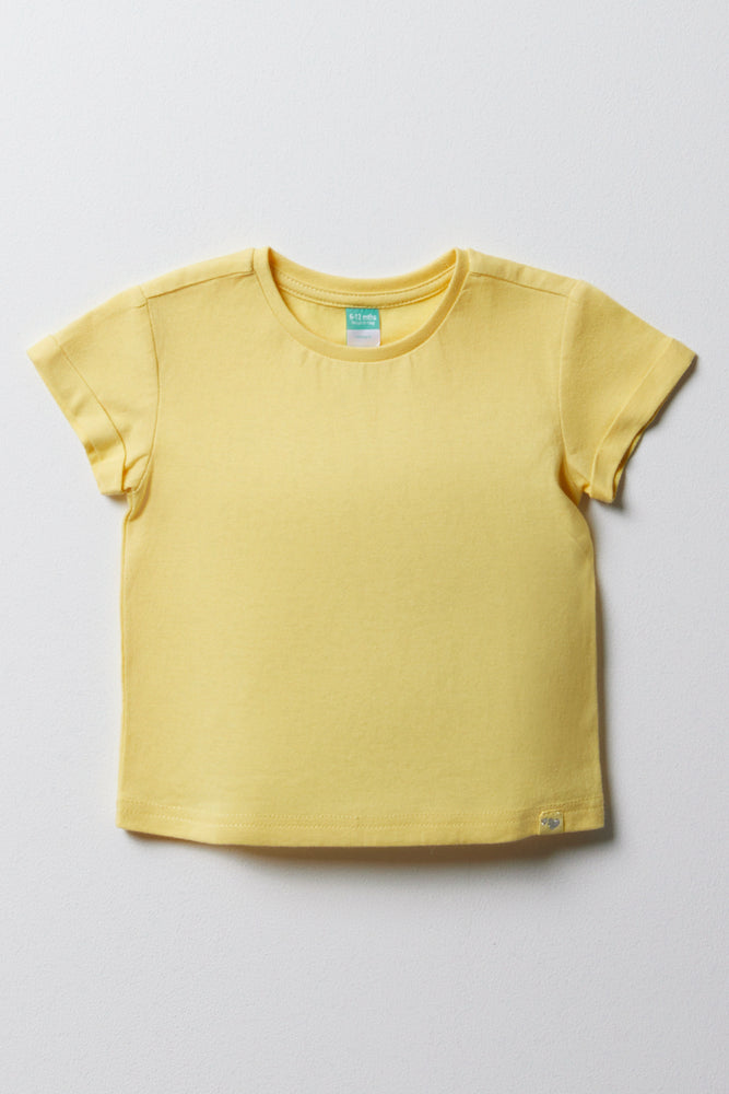 Plain T-Shirt Yellow
