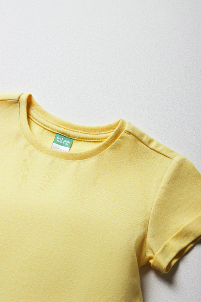 Plain T-Shirt Yellow