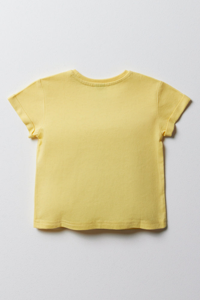 Plain T-Shirt Yellow (3)