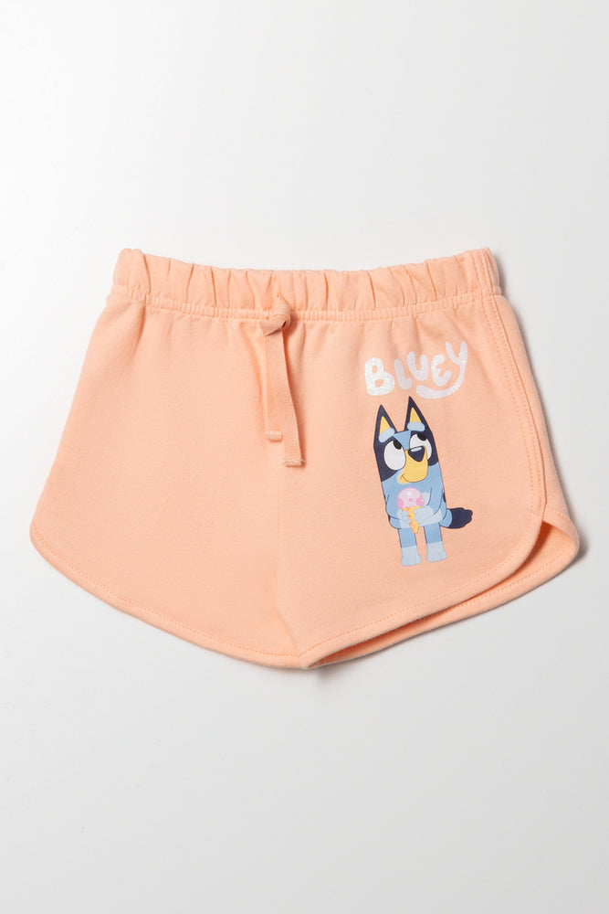 Bluey Shorts Peach