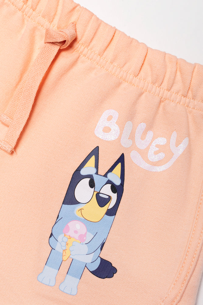 Bluey Shorts Peach
