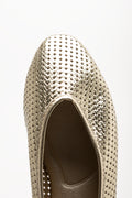 Weave Pumps Gold (4)