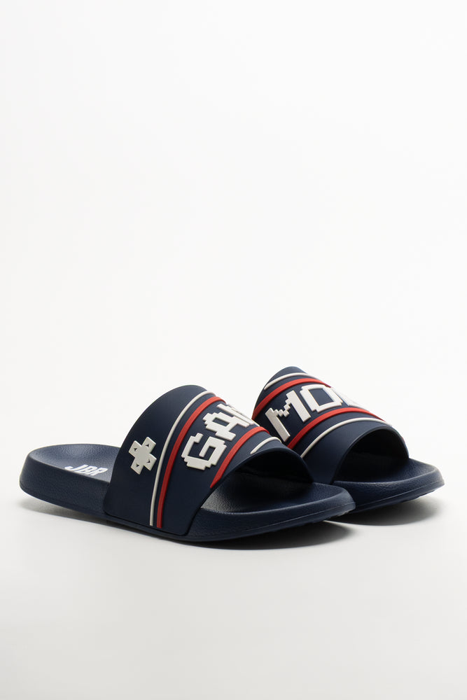 Pool Slides Navy