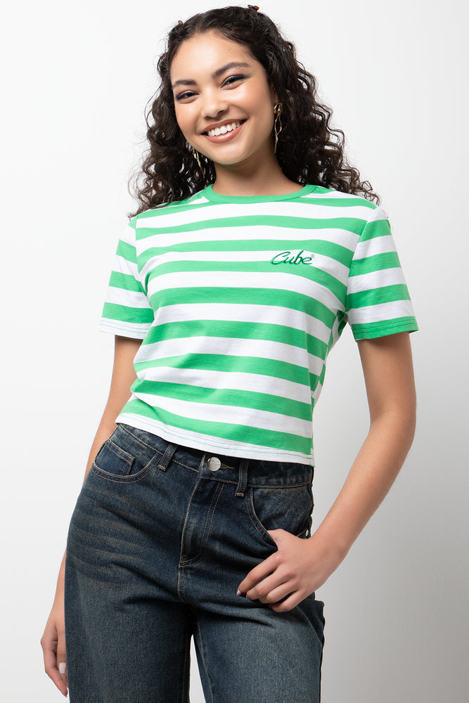 Stripe T-Shirt Green