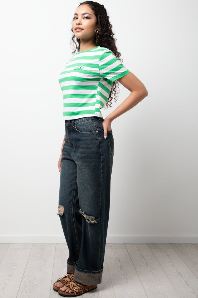 Stripe T-Shirt Green